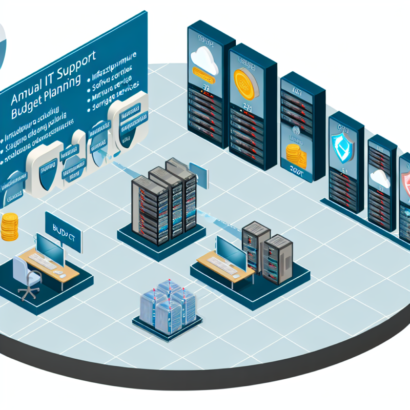 Imagem ilustrativa para a postagem: Planejamento orçamentário anual para suporte de TI