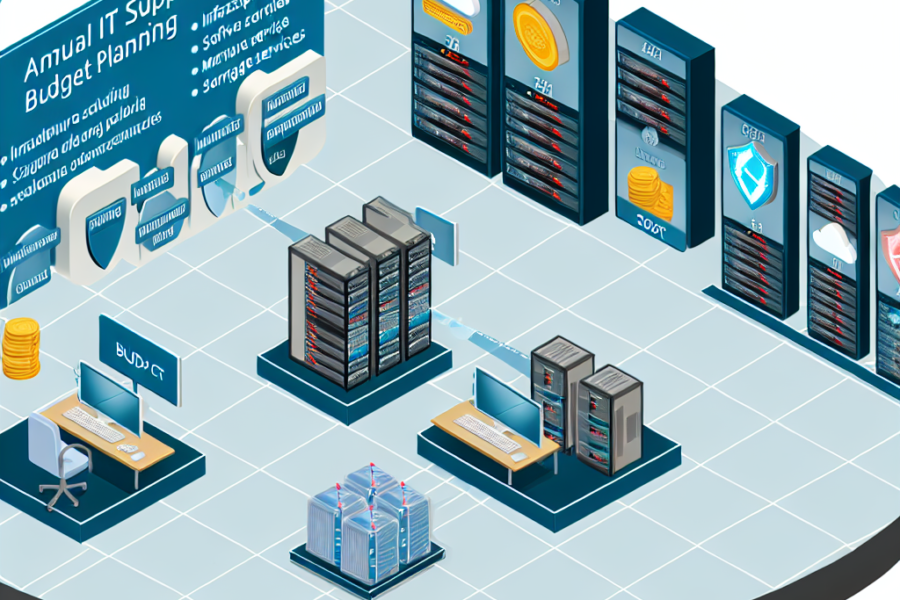 Imagem ilustrativa para a postagem: Planejamento orçamentário anual para suporte de TI