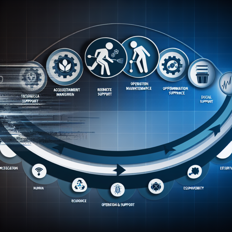 Imagem ilustrativa para a postagem: Ciclo de vida de ativos e impacto no suporte técnico