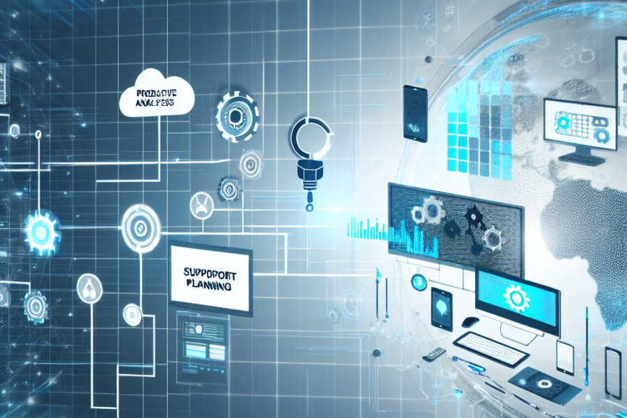 Imagem ilustrativa para a postagem: Análise preditiva no planejamento de suporte